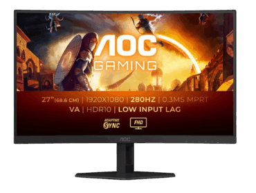 AOC CURVED FRAMELESS GAMING LED 27_ C27G4ZE