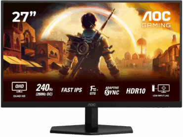 AOC FRAMELESS ESPORTS GAMING LED 27_ Q27G42ZE