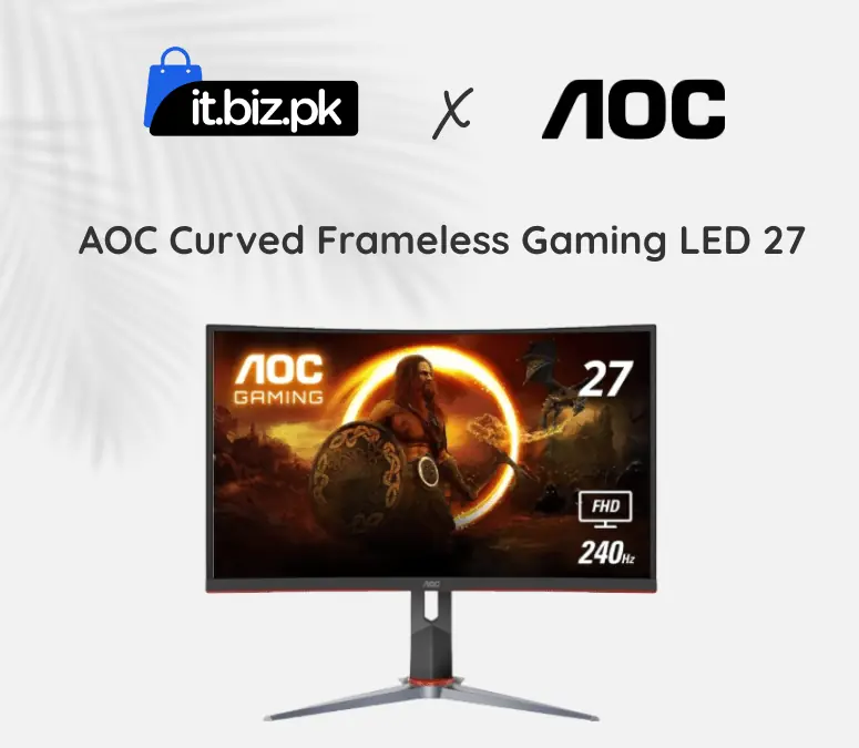 AOC Curved Frameless Gaming LED 27