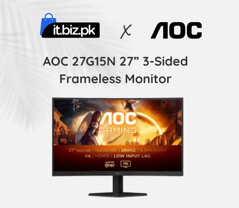AOC 27G15N 27” 3-Sided Frameless Monitor