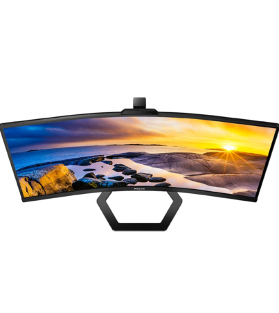 PHILIPS CURVED ULTRA-WIDE LED WITH 5.0 MEGAPIXEL BUILT-IN WINDOWS WEBCAM 34 34E1C5600HE - 1