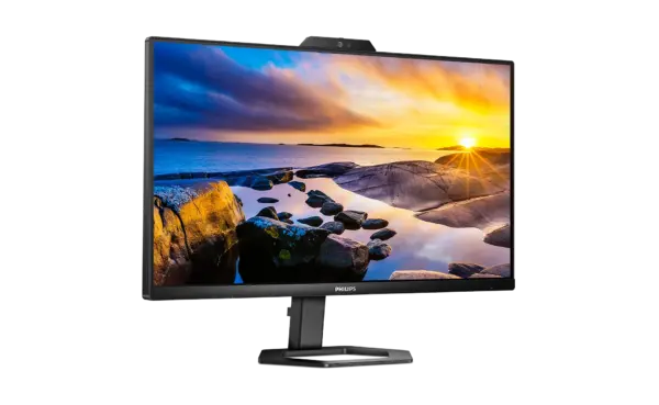 PHILIPS ERGO-BASE LED WITH 5.0 MEGAPIXEL BUILT-IN WINDOWS WEBCAM - 1
