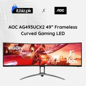 AOC AG493UCX2 49 Frameless Curved Gaming LED Monitor