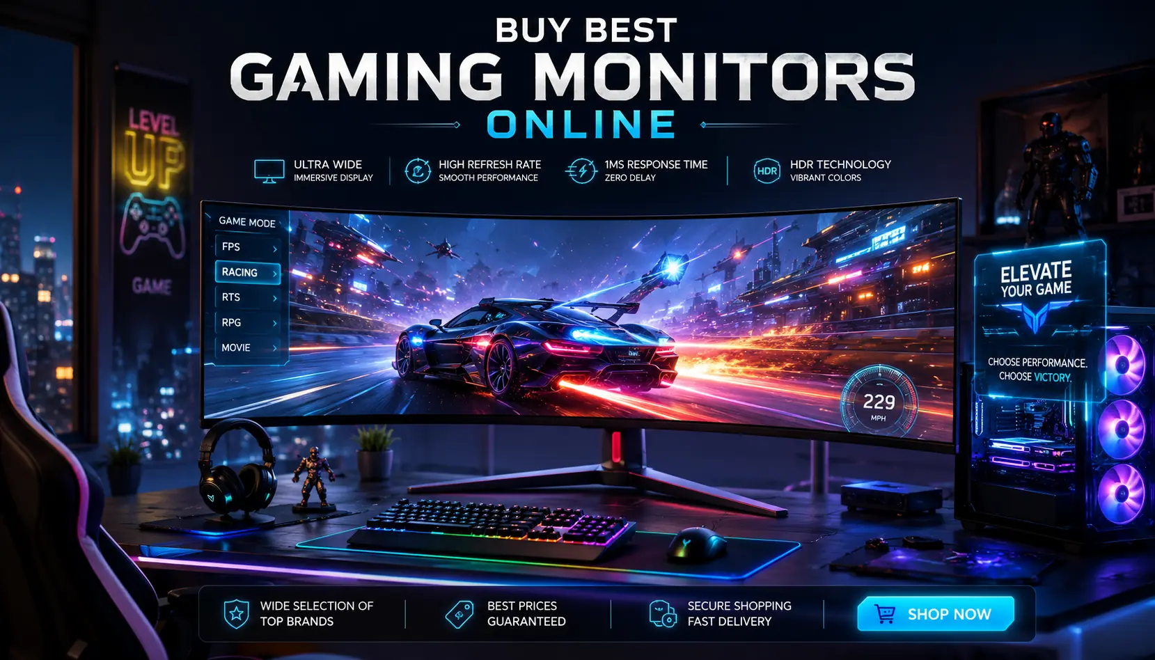 Buy Best Gaming Monitors Online: Complete Guide for Gamers in Pakistan