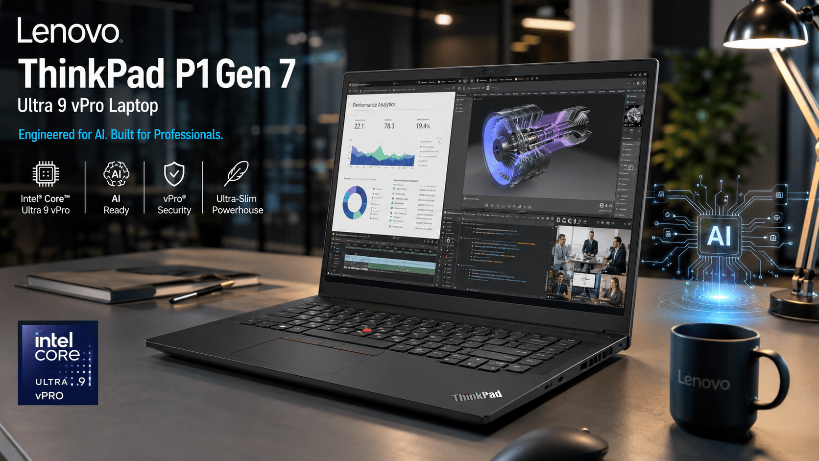 Lenovo ThinkPad P1 Gen 7 Ultra 9 vPro