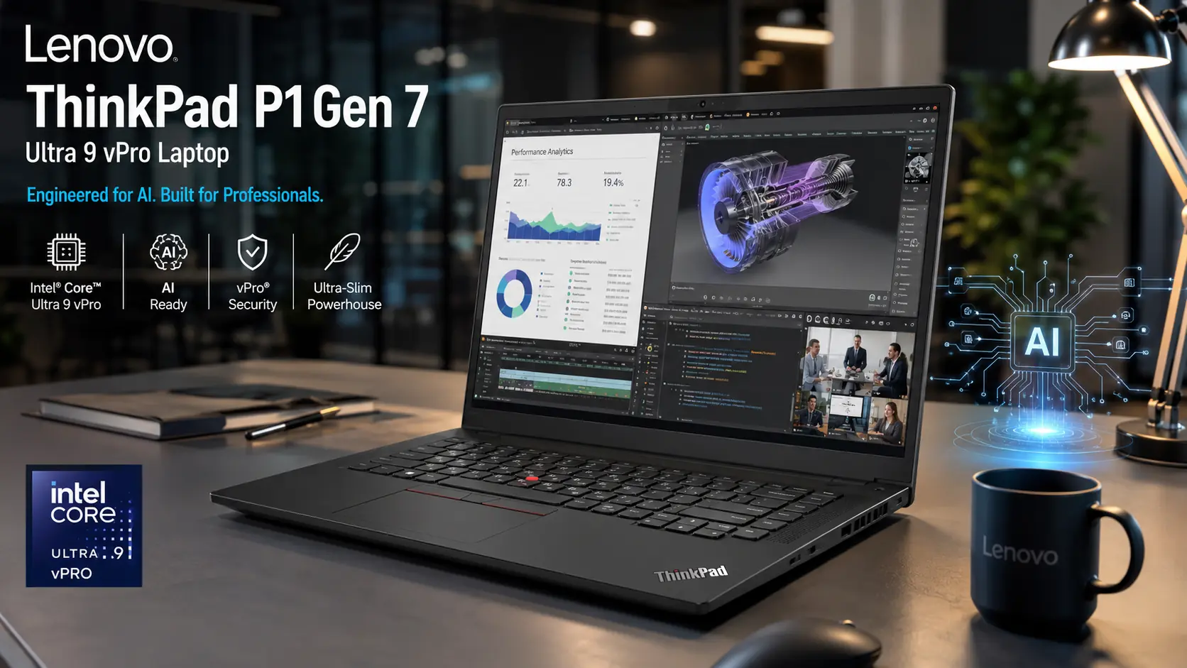 Lenovo ThinkPad P1 Gen 7 Ultra 9 vPro