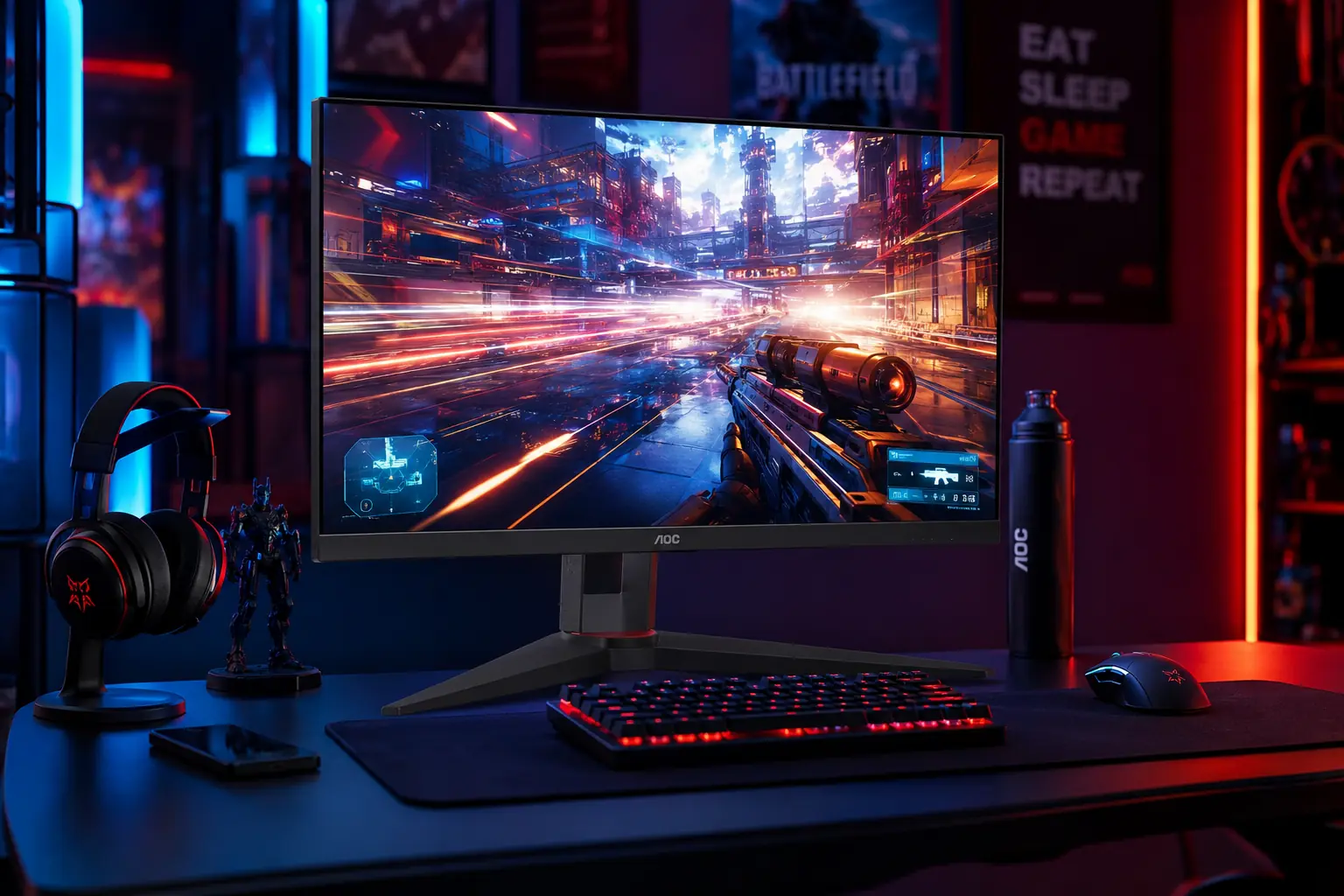 AOC Frameless Gaming LED