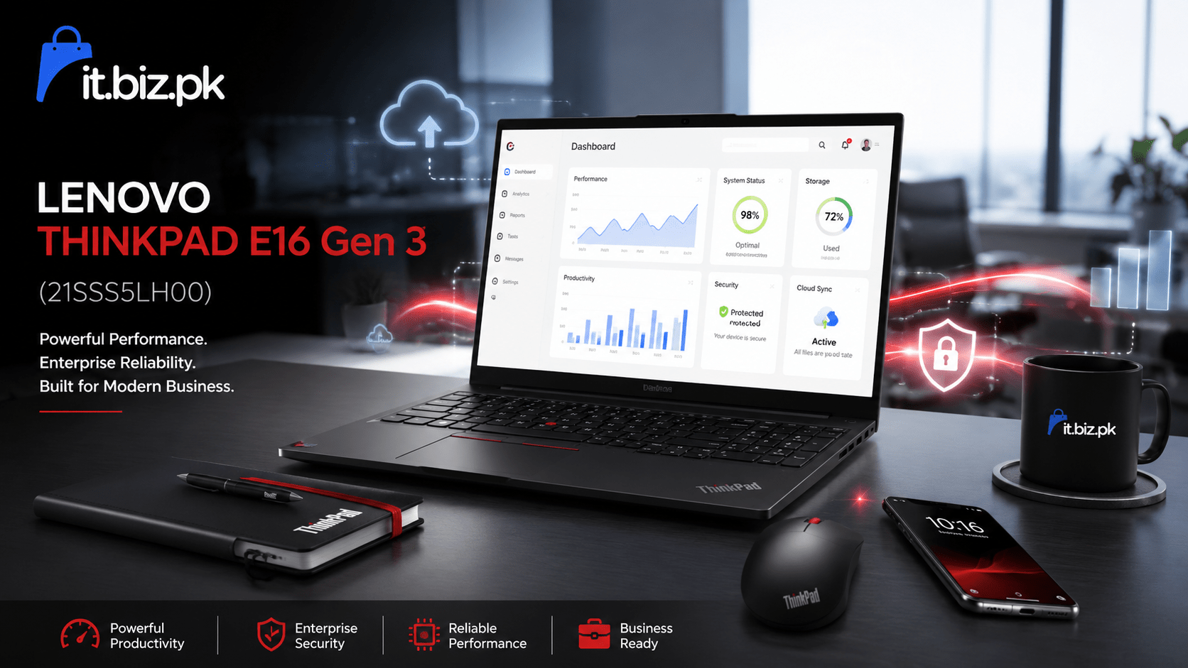 LENOVO THINKPAD E16 Gen 3 (21SSS5LH00): A Powerful Business Laptop for Professionals