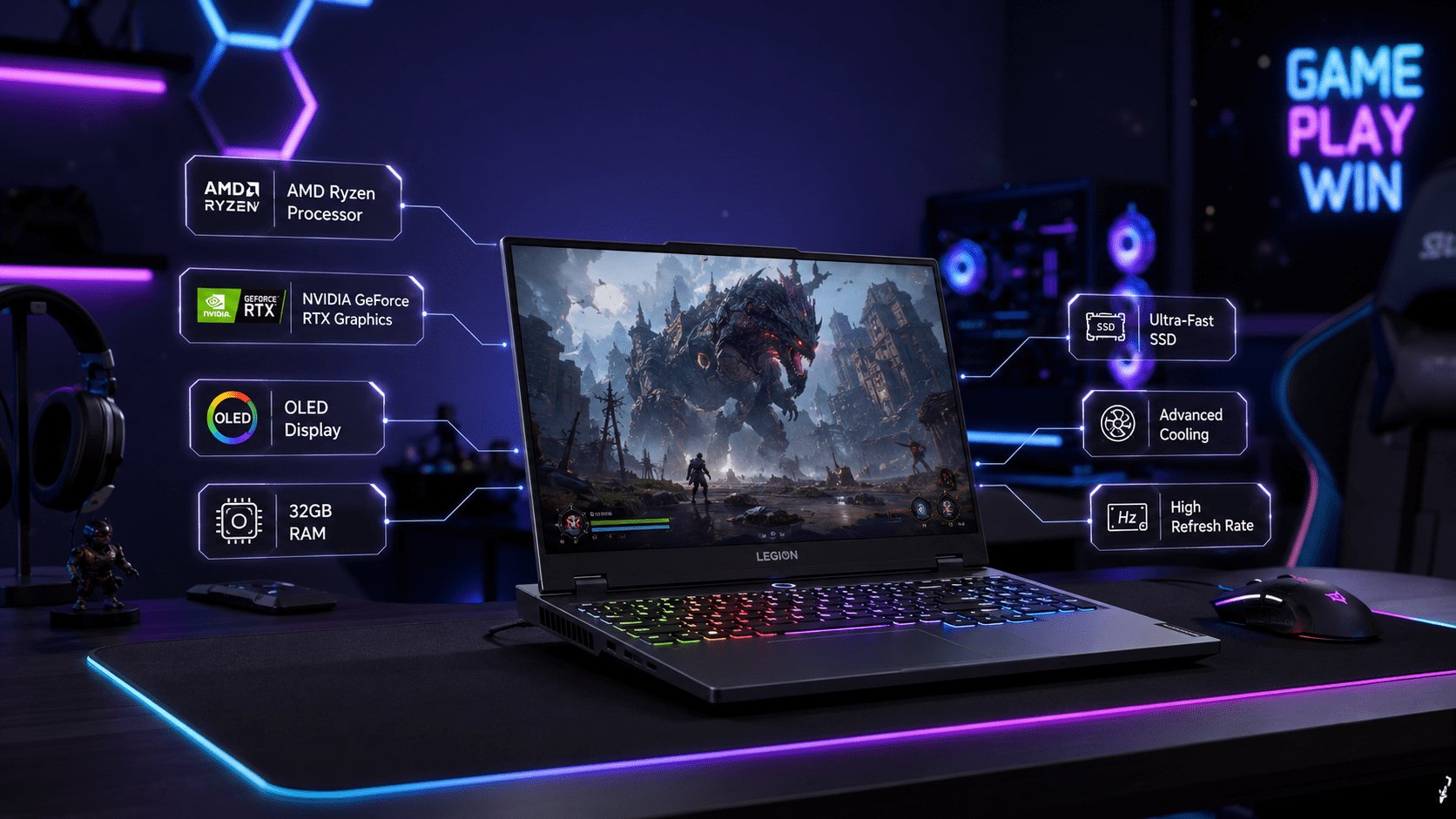 Lenovo Legion 5 15AHP10 – A Powerful Gaming Laptop Built for Speed and Performance