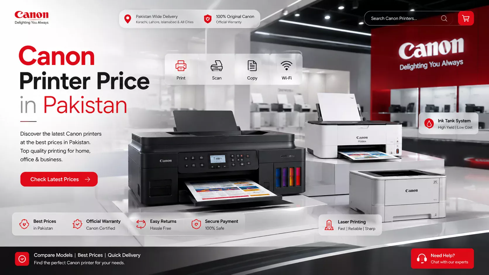 Canon Printer Price in Pakistan