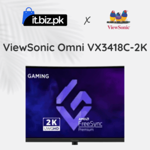 ViewSonic Omni VX3418C-2K 34" Curved Panoramic Ergonomic Gaming LED
