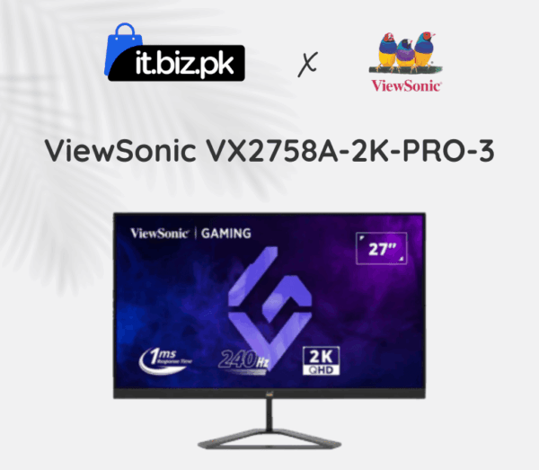 ViewSonic VX2758A-2K-PRO-3 27″ Gaming Monitor Price in Pakistan