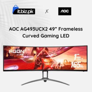 AOC AG493UCX2 49 Frameless Curved Gaming LED Monitor