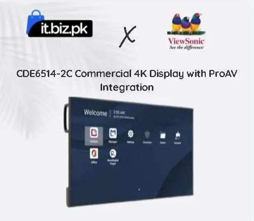 CDE6514-2C Commercial 4K Display with ProAV Integration